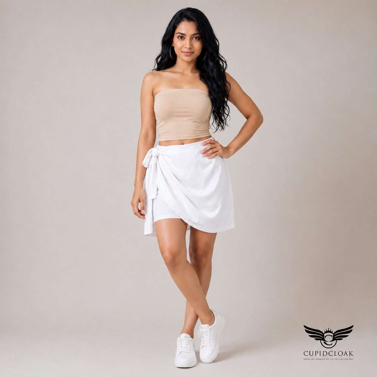 LUNA Tie-Wrap Skirt