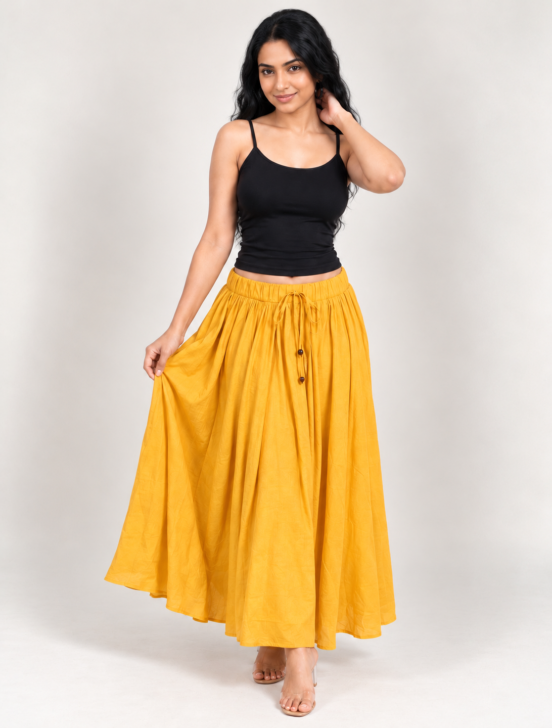 SHEELA Gathered Skirt (free size)