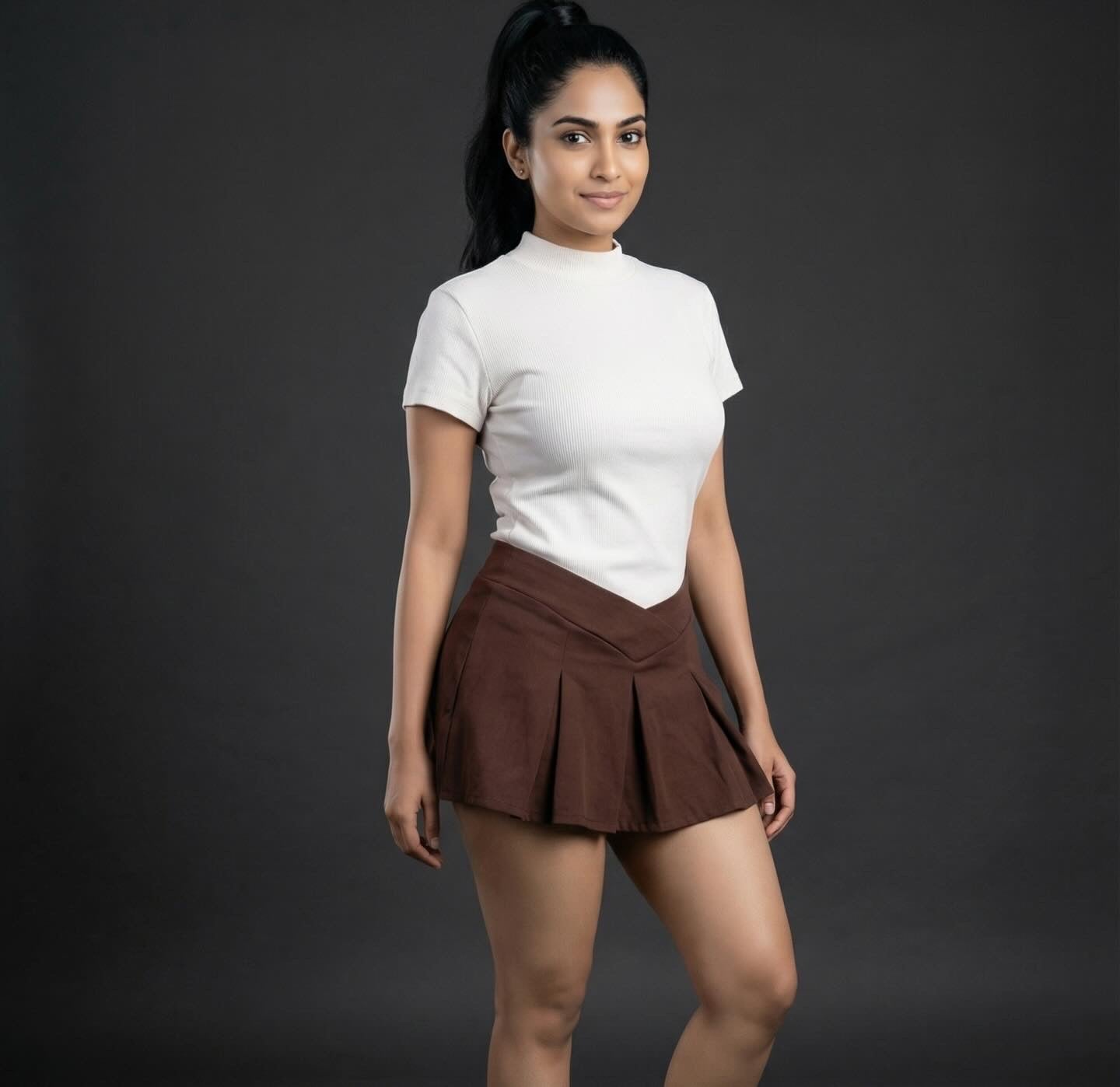 KATRINA Pleated Mini Skirt