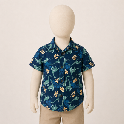 Baby boy shirt - printed 1-5yrs