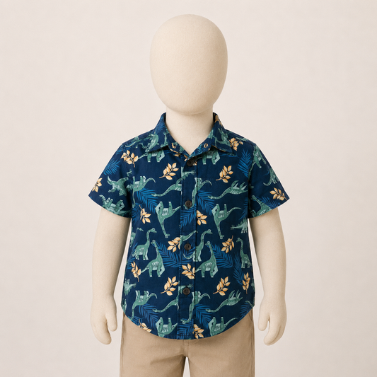 Baby boy shirt - printed 1-5yrs
