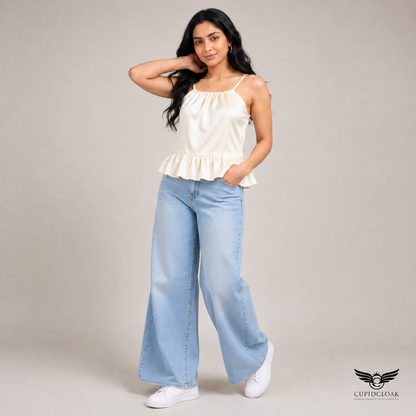 SERENE drawstring neck Camisole / Tank Top