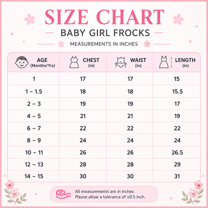 Baby Girl Frocks 1-15yrs