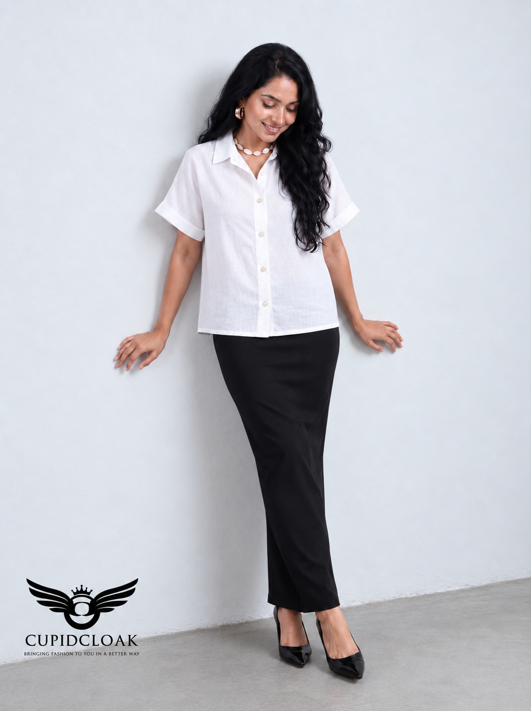 ELARA Soft Cotton Oversized Top / Shirt