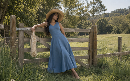 WENDY Sleeveless Flair Dress