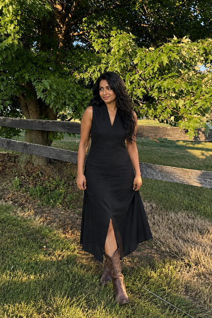 MARIE A-line Long Dress