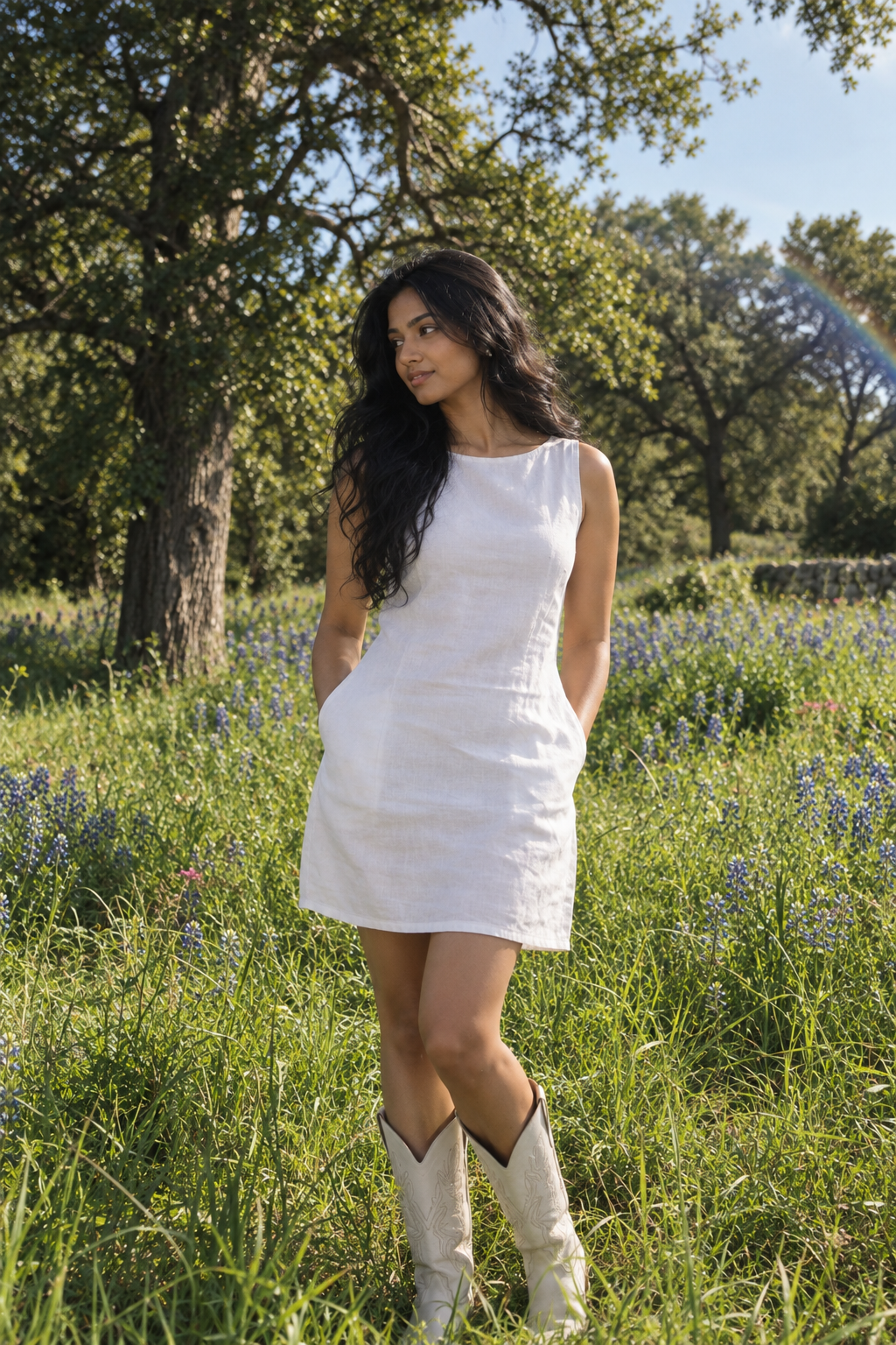SYDNEY Sleeveless Short Dress