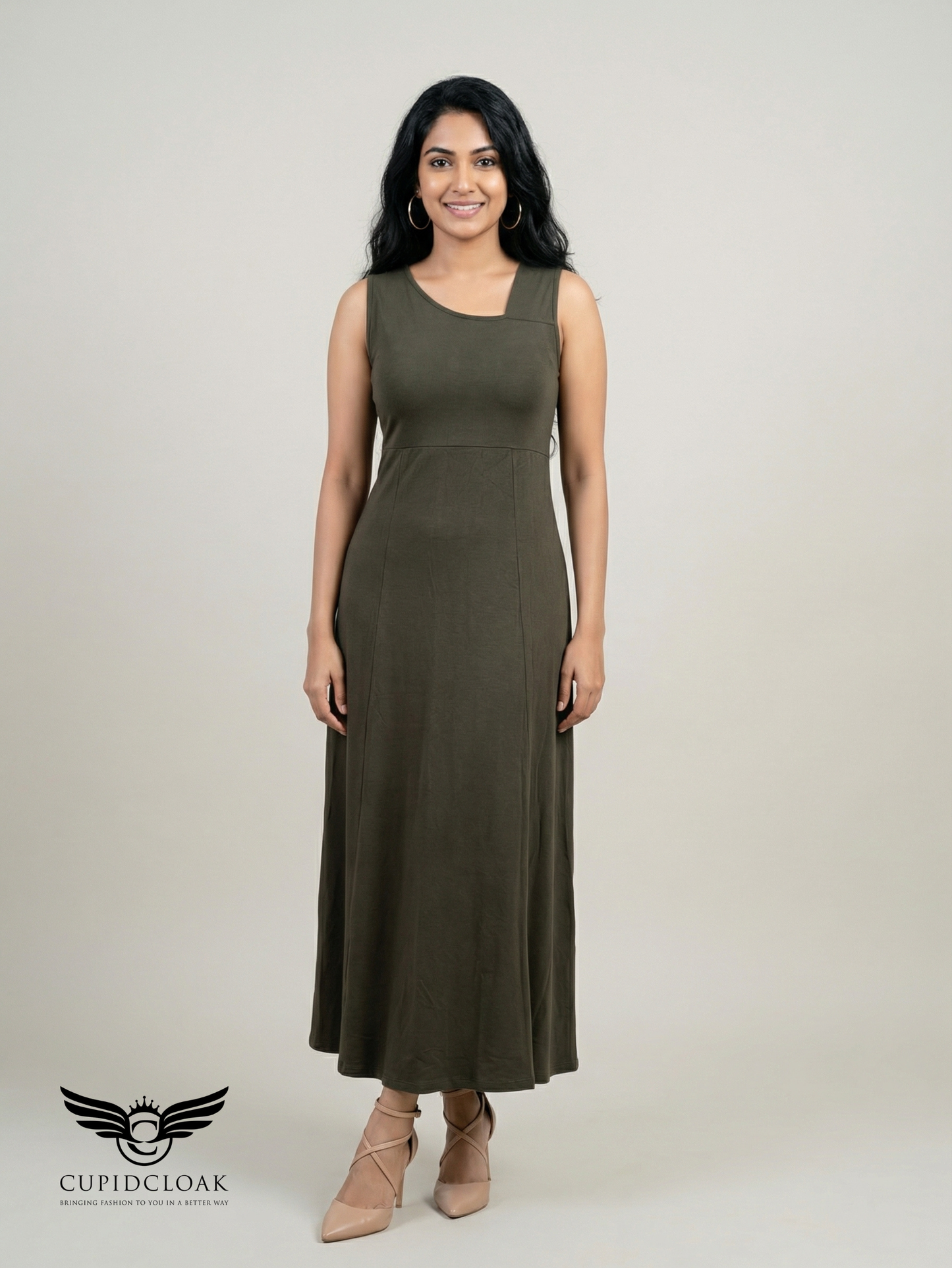 WENDY Sleeveless Flair Dress