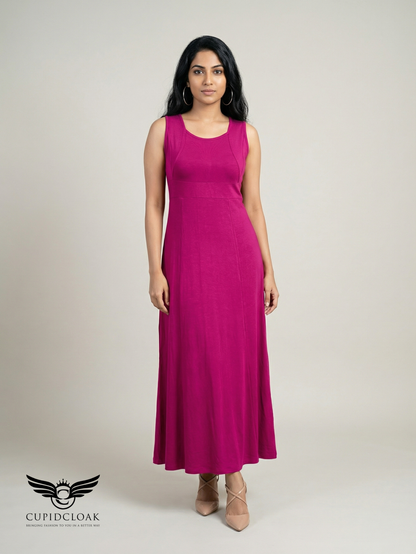 WENDY Sleeveless Flair Dress