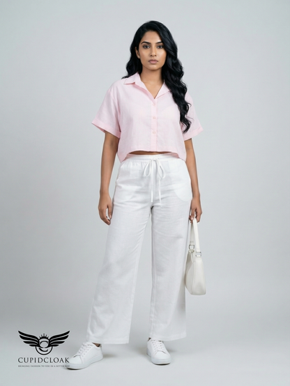 ZEYA Wide Leg Drawstring Pant